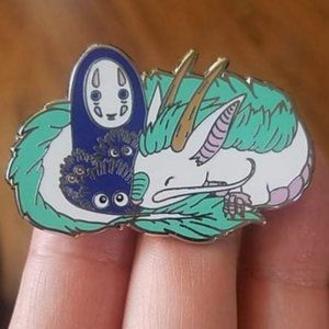 2 for $13 Spirited Away No Face Kaonashi & Haku Pin